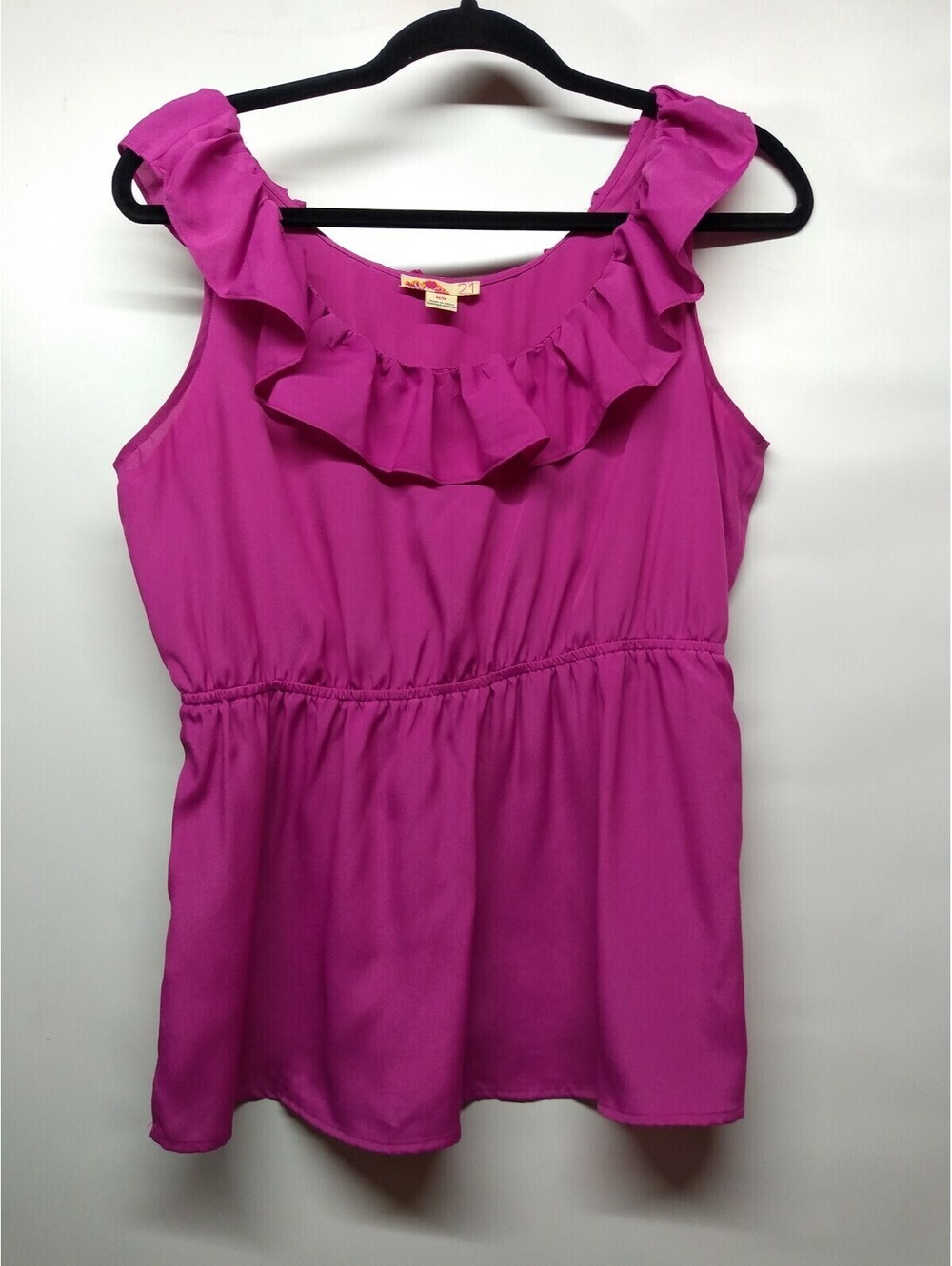 21 Women's Blouse Pink Size Medium 040